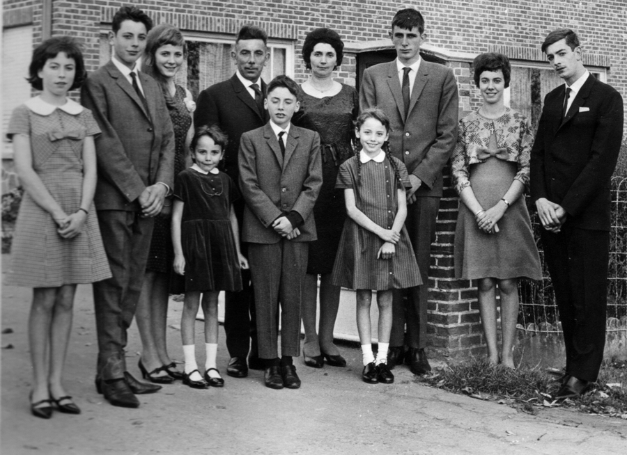 Het gezin van Paula in 1965